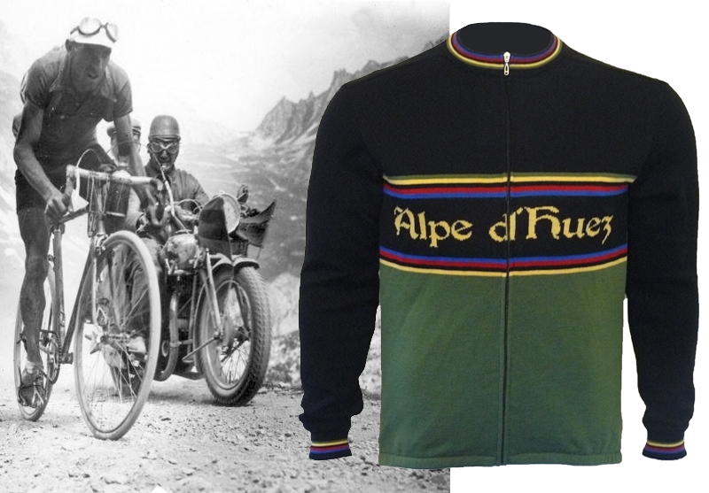 Alpe d'Huez Wool Cycling Jersey